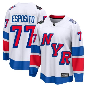 Fanatics Branded New York Rangers Men's Phil Esposito Breakaway White 2024 Stadium Series NHL Jersey