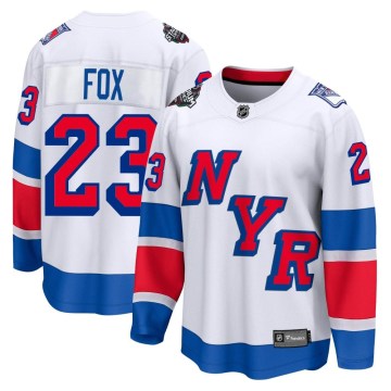 Fanatics Branded New York Rangers Men's Adam Fox Breakaway White 2024 Stadium Series NHL Jersey