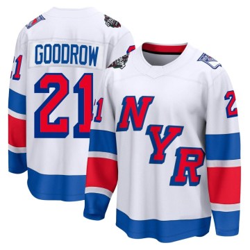 Fanatics Branded New York Rangers Men's Barclay Goodrow Breakaway White 2024 Stadium Series NHL Jersey