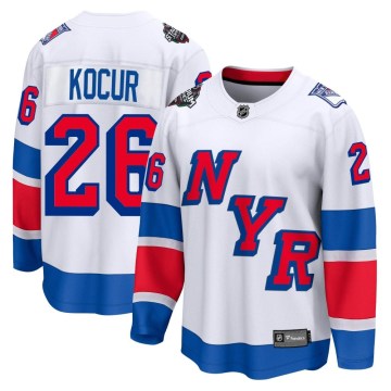 Fanatics Branded New York Rangers Men's Joe Kocur Breakaway White 2024 Stadium Series NHL Jersey