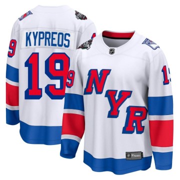 Fanatics Branded New York Rangers Men's Nick Kypreos Breakaway White 2024 Stadium Series NHL Jersey