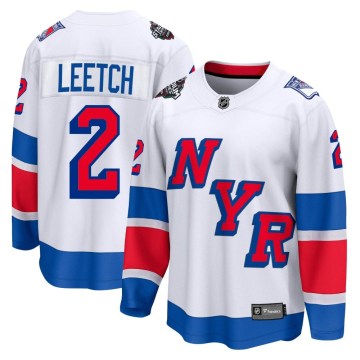 Fanatics Branded New York Rangers Men's Brian Leetch Breakaway White 2024 Stadium Series NHL Jersey