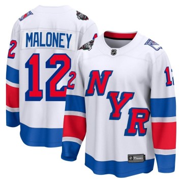 Fanatics Branded New York Rangers Men's Don Maloney Breakaway White 2024 Stadium Series NHL Jersey