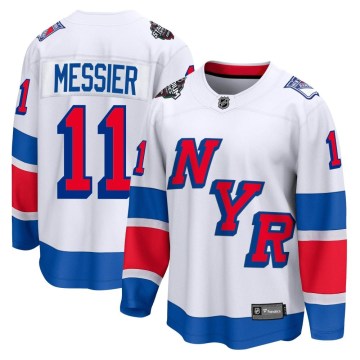 Fanatics Branded New York Rangers Men's Mark Messier Breakaway White 2024 Stadium Series NHL Jersey