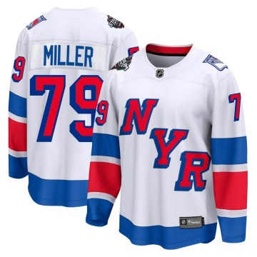 Fanatics Branded New York Rangers Men's K'Andre Miller Breakaway White 2024 Stadium Series NHL Jersey