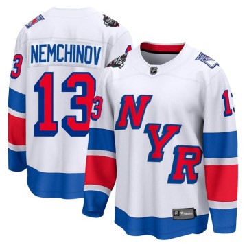 Fanatics Branded New York Rangers Men's Sergei Nemchinov Breakaway White 2024 Stadium Series NHL Jersey