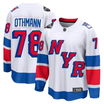 Fanatics Branded New York Rangers Men's Brennan Othmann Breakaway White 2024 Stadium Series NHL Jersey