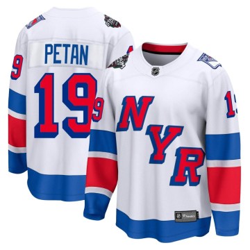 Fanatics Branded New York Rangers Men's Nic Petan Breakaway White 2024 Stadium Series NHL Jersey