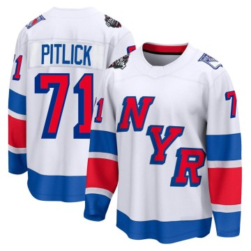 Fanatics Branded New York Rangers Men's Tyler Pitlick Breakaway White 2024 Stadium Series NHL Jersey