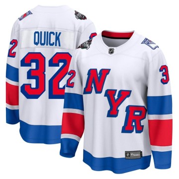 Fanatics Branded New York Rangers Men's Jonathan Quick Breakaway White 2024 Stadium Series NHL Jersey