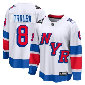 Fanatics Branded New York Rangers Men's Jacob Trouba Breakaway White 2024 Stadium Series NHL Jersey