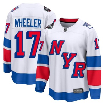 Fanatics Branded New York Rangers Men's Blake Wheeler Breakaway White 2024 Stadium Series NHL Jersey