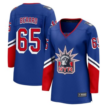 Fanatics Branded New York Rangers Women's Brett Berard Breakaway Royal Special Edition 2.0 NHL Jersey