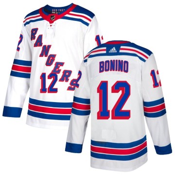 Adidas New York Rangers Men's Nick Bonino Authentic White NHL Jersey