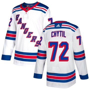 Adidas New York Rangers Men's Filip Chytil Authentic White NHL Jersey