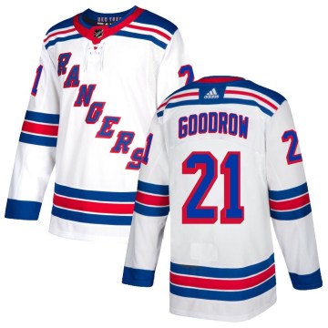Adidas New York Rangers Men's Barclay Goodrow Authentic White NHL Jersey