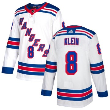 Adidas New York Rangers Men's Kevin Klein Authentic White NHL Jersey