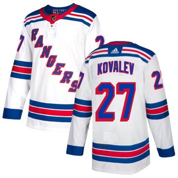 Adidas New York Rangers Men's Alex Kovalev Authentic White NHL Jersey