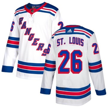 Adidas New York Rangers Men's Martin St. Louis Authentic White NHL Jersey