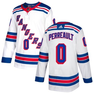 Adidas New York Rangers Men's Gabriel Perreault Authentic White NHL Jersey