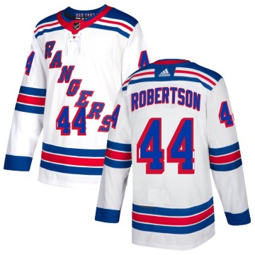 Adidas New York Rangers Men's Matthew Robertson Authentic White NHL Jersey