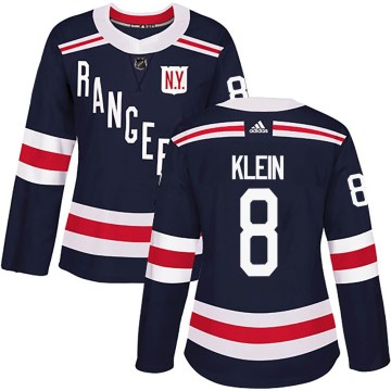 Adidas New York Rangers Women's Kevin Klein Authentic Navy Blue 2018 Winter Classic Home NHL Jersey