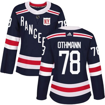 Adidas New York Rangers Women's Brennan Othmann Authentic Navy Blue 2018 Winter Classic Home NHL Jersey