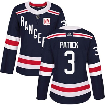 Adidas New York Rangers Women's James Patrick Authentic Navy Blue 2018 Winter Classic Home NHL Jersey