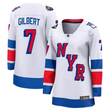 Fanatics Branded New York Rangers Women's Rod Gilbert Breakaway White 2024 Stadium Series NHL Jersey