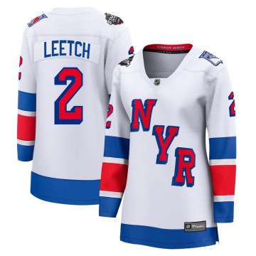 Fanatics Branded New York Rangers Women's Brian Leetch Breakaway White 2024 Stadium Series NHL Jersey