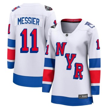 Fanatics Branded New York Rangers Women's Mark Messier Breakaway White 2024 Stadium Series NHL Jersey