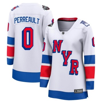 Fanatics Branded New York Rangers Women's Gabriel Perreault Breakaway White 2024 Stadium Series NHL Jersey