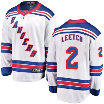 Fanatics Branded New York Rangers Youth Brian Leetch Breakaway White Away NHL Jersey