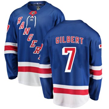 Fanatics Branded New York Rangers Youth Rod Gilbert Breakaway Blue Home NHL Jersey
