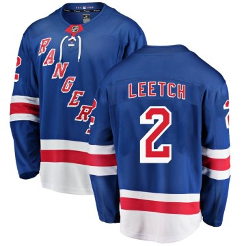 Fanatics Branded New York Rangers Youth Brian Leetch Breakaway Blue Home NHL Jersey